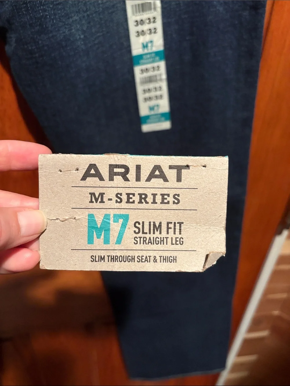Ariat Slim Straight Jeans in Dark Indigo